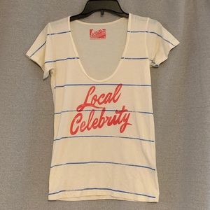 Local celebrity graphic tee